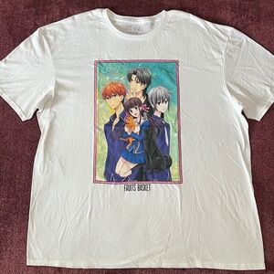 FRUIT BASKET CHARACTER GRAPHIC T SHIRT SIZE XXL